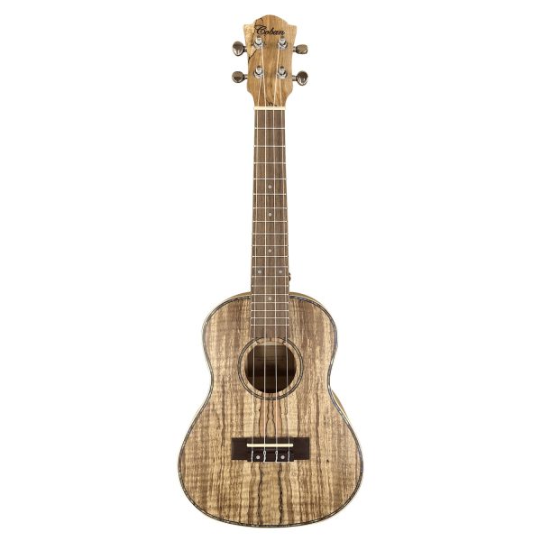 Coban Guitars Concert 24" Spalted Maple Ukulele CGSU-084 inc 10mm Gig Bag